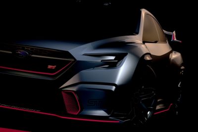 フルモデルチェンジするスバル新型WRX STIのコンセプトと見られる車