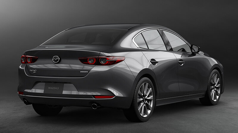 新型Mazda3セダンの外観