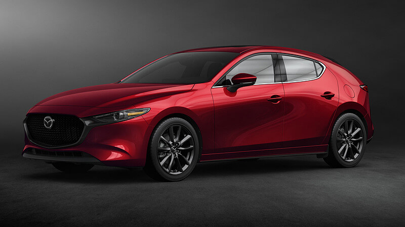 新型Mazda3ハッチバックの外観